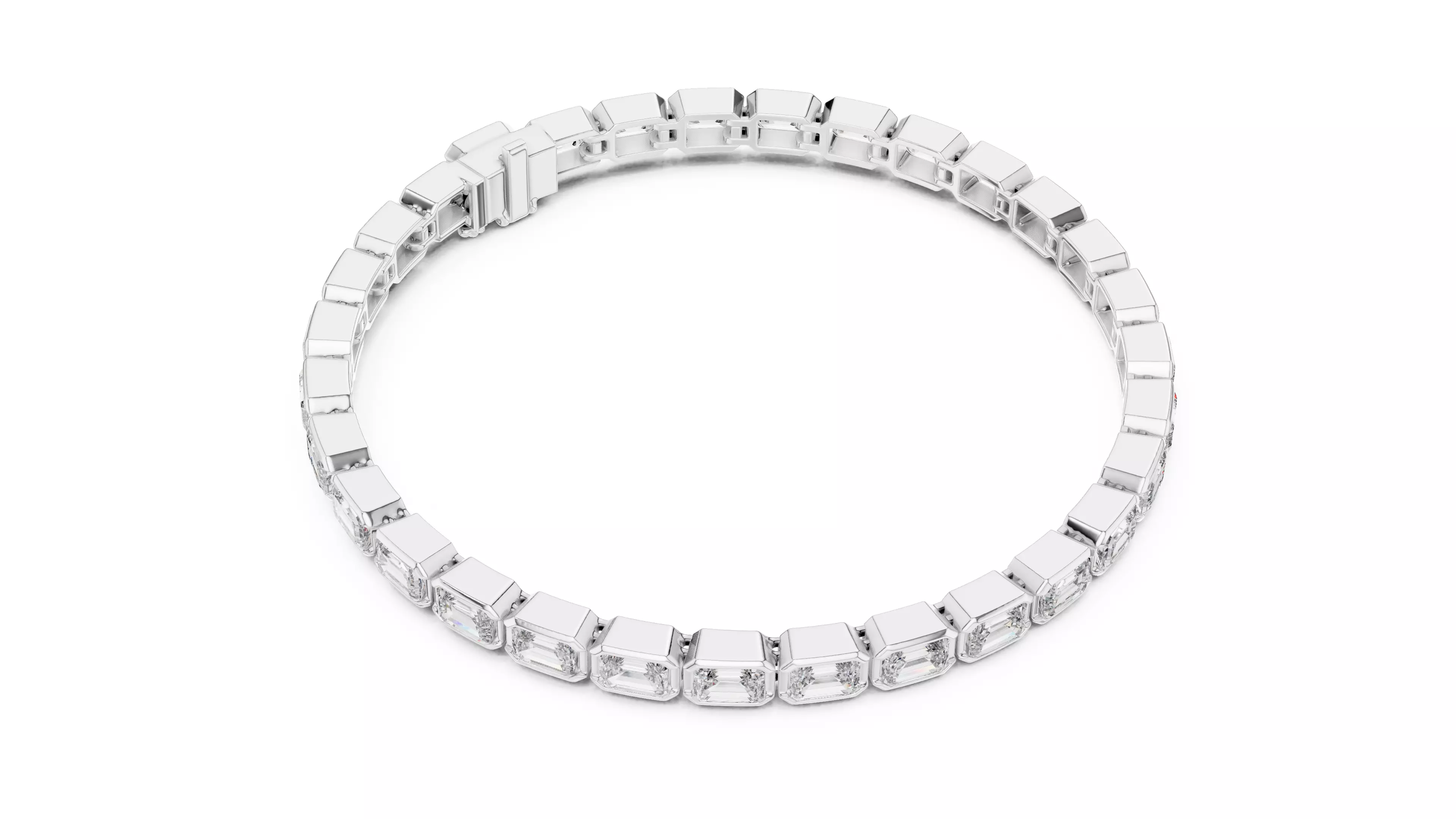 Tennis Bracelet 3dm stl renders Animation video details  3D print model_5