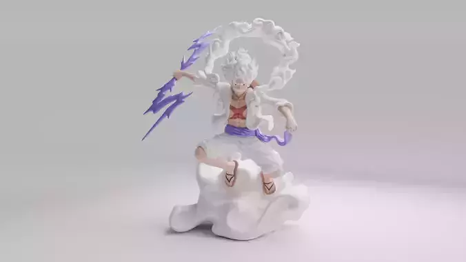 Luffy 3D Printable Action Figure