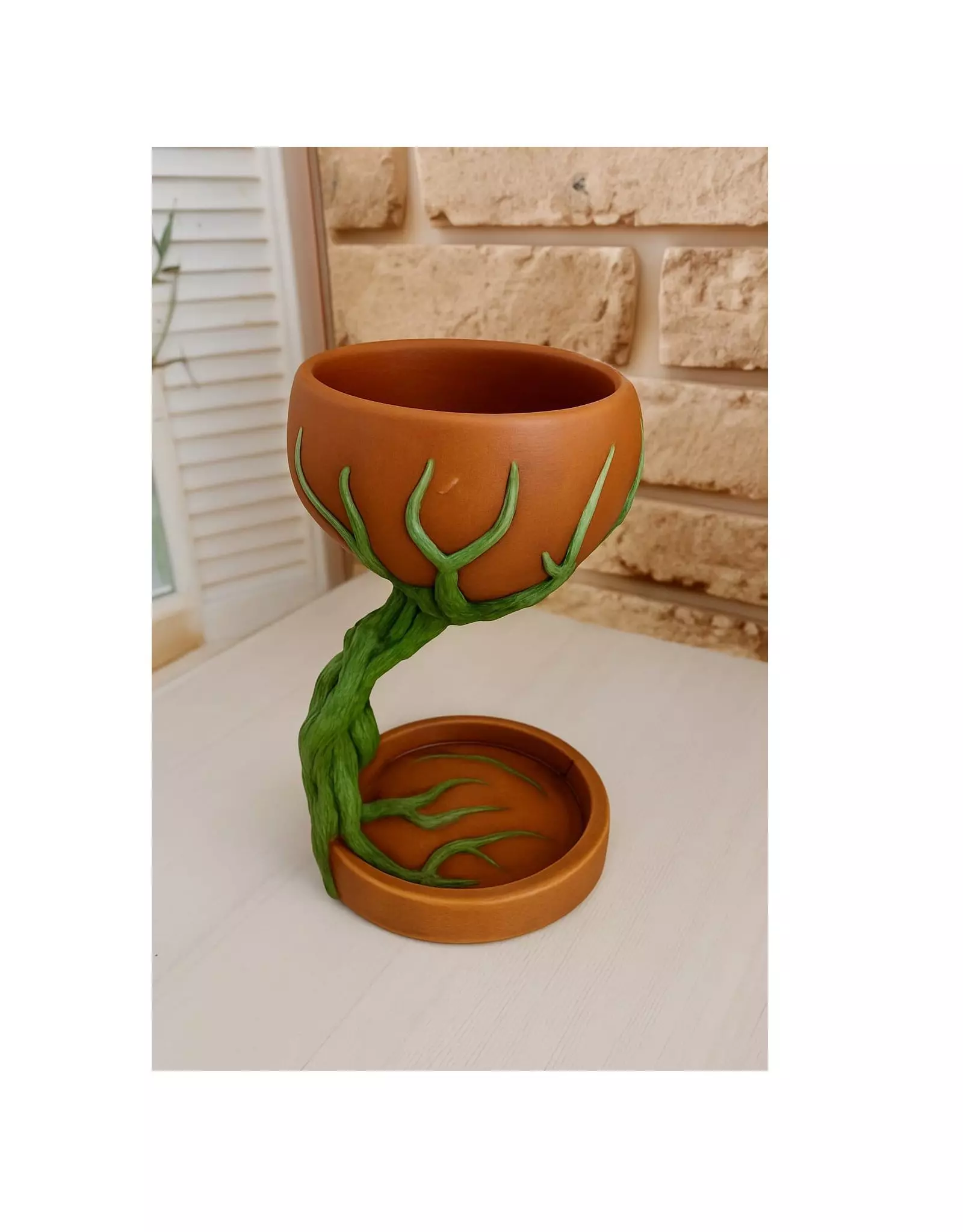 Tree-Inspired Decorative Planter 3D print model