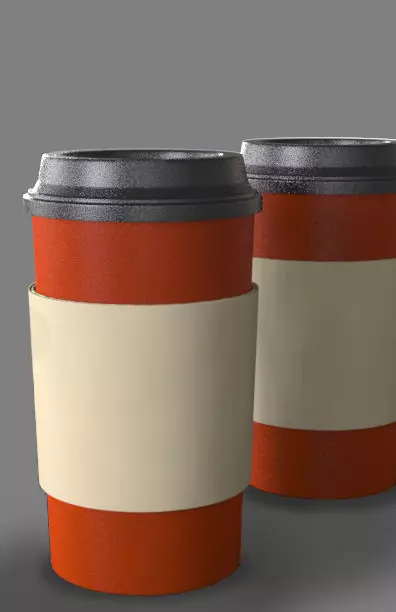 Coffee cup  3D model_0