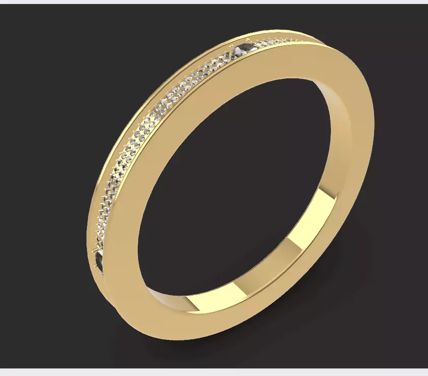 bangle set 3D print model_12