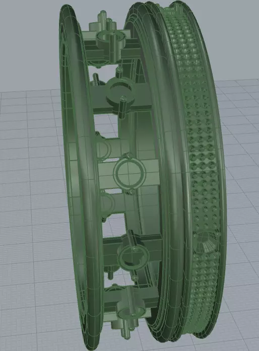 bangle set 3D print model_4
