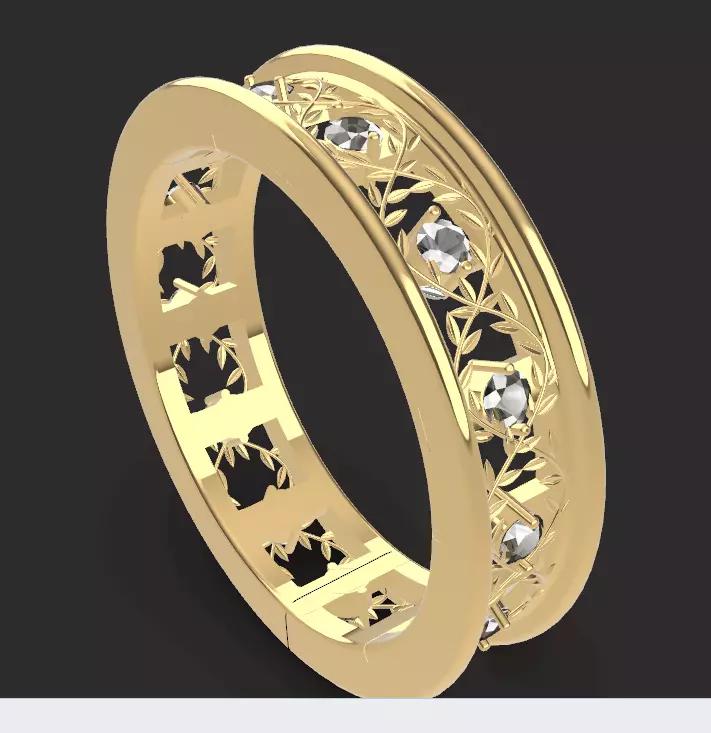 bangle set 3D print model_9