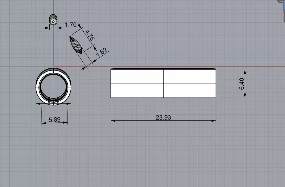 bangle set 3D print model_26
