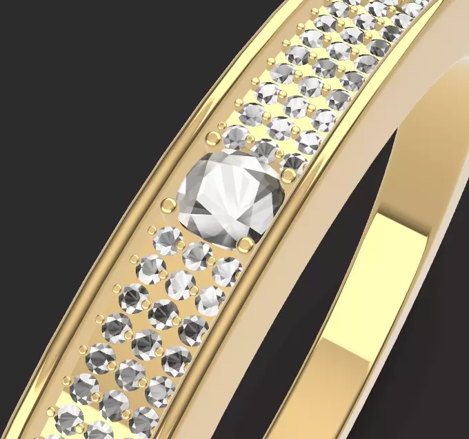 bangle set 3D print model_13