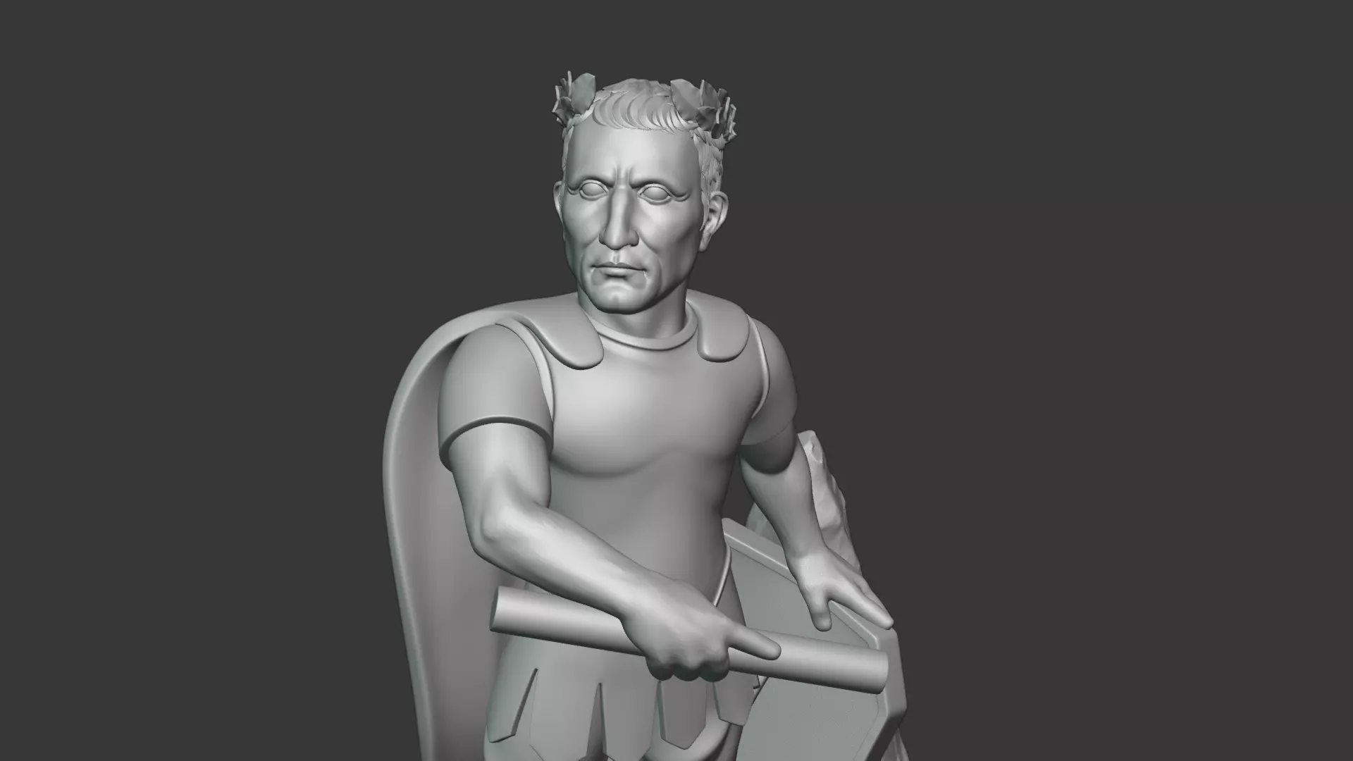 Gaius Julius Caesar Stylized Printable Figurine 3D print model_23