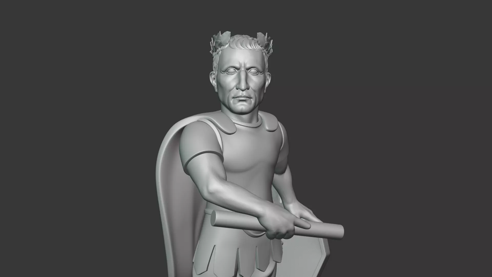 Gaius Julius Caesar Stylized Printable Figurine 3D print model_21