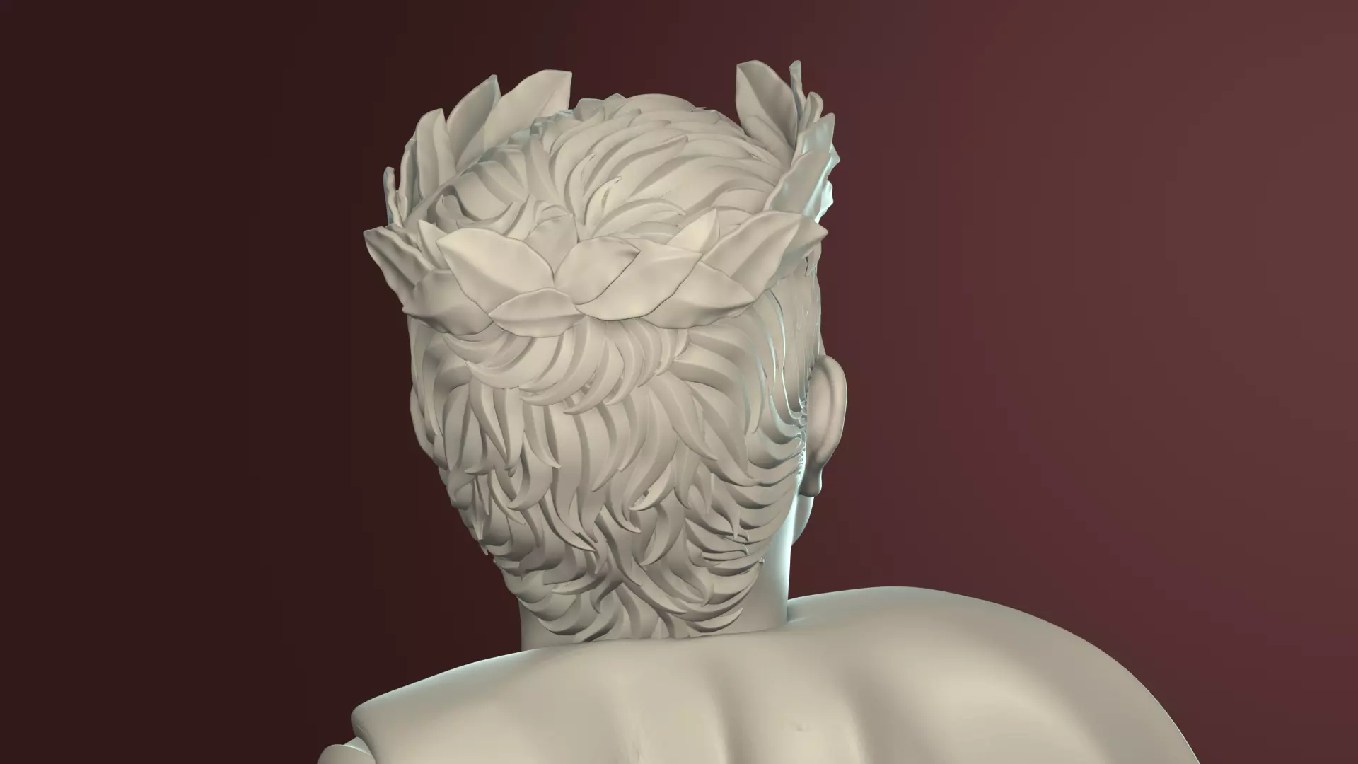 Gaius Julius Caesar Stylized Printable Figurine 3D print model_14