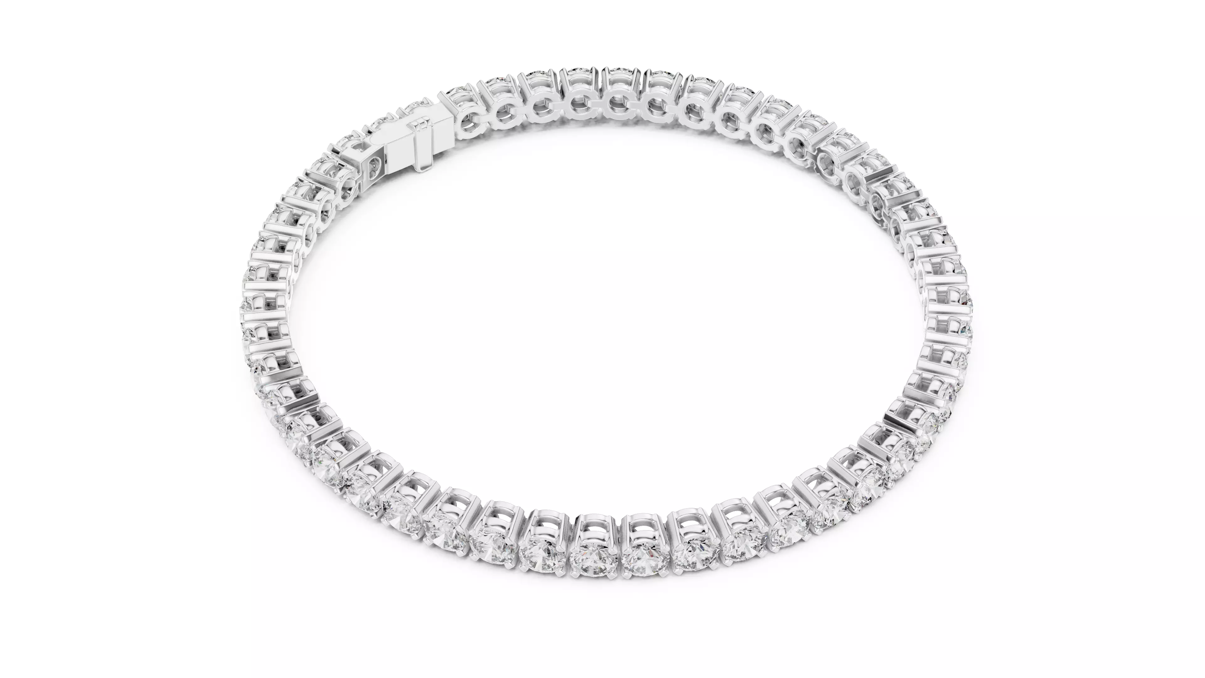 Tennis Bracelet 3dm stl renders Animation video details 3D print model_5