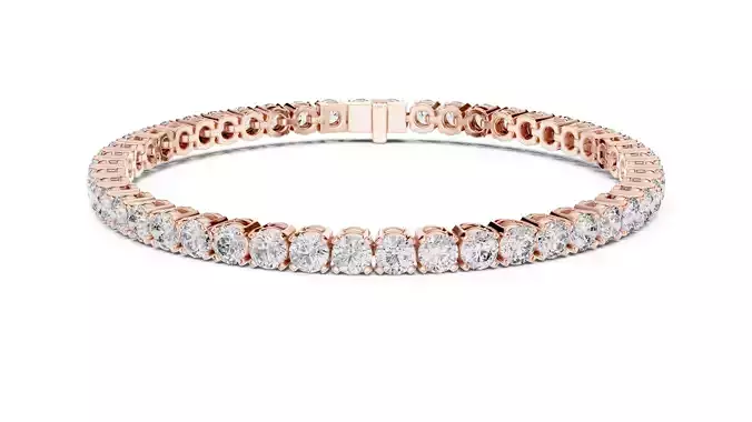 Tennis Bracelet 3dm stl renders Animation video details 