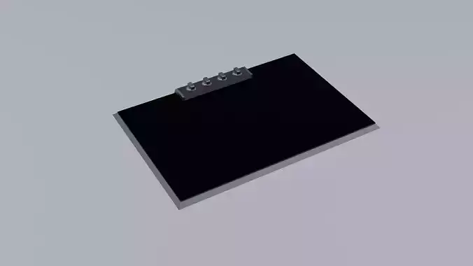 oven 3d model made in blender