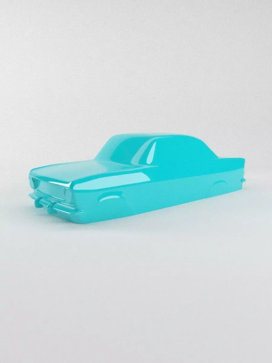 The silhouette of the car 1963 Opel Kadett A 3D print model