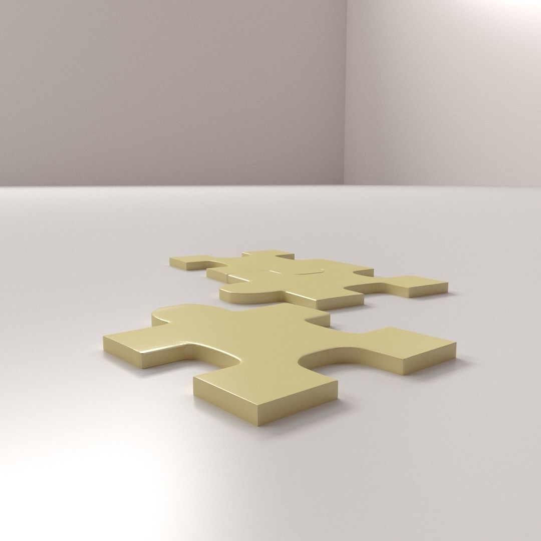 Puzzle Piece 3D model_2