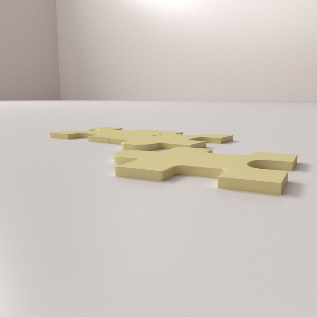 Puzzle Piece 3D model_1