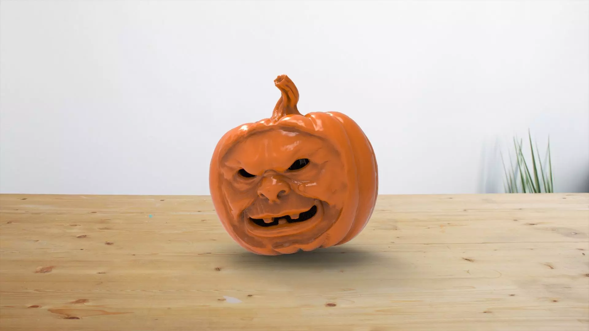 Halloween pumpkin 3D print model_0