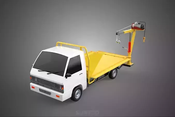 3 WAY WIDE DECK CRANE HOIST REMOTE ELECTRIC WINCH TRUCK PICKUP