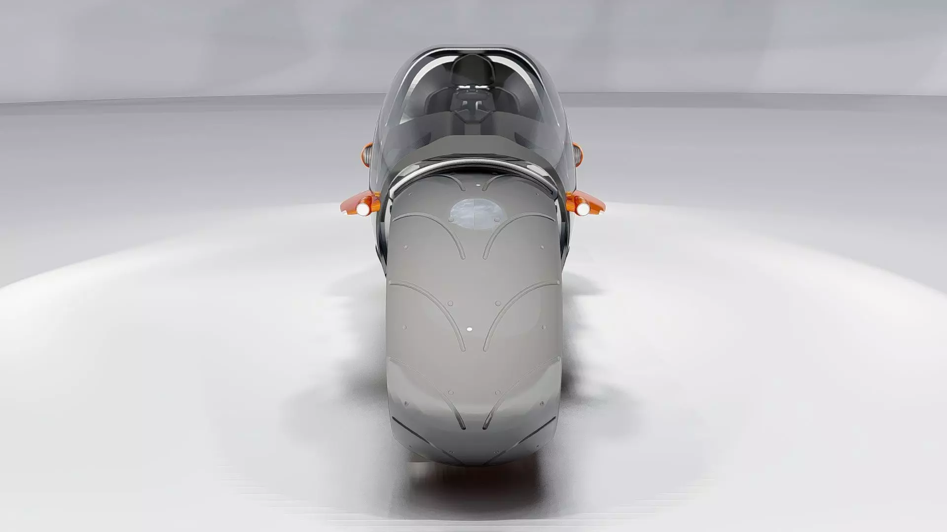 Sci-Fi Futuristic Motorcycle  Cyberpunk Hover Bike 3D model_7