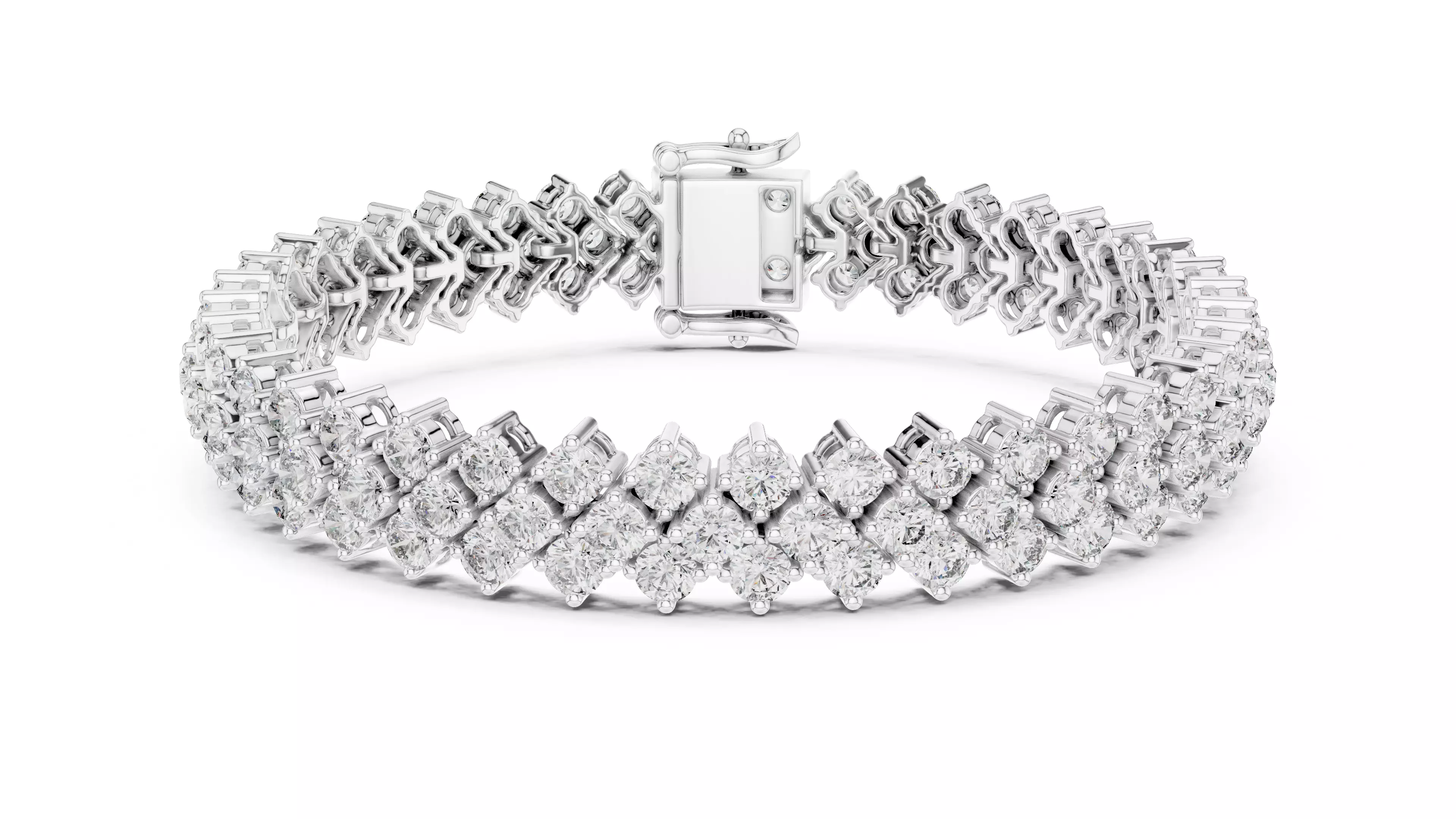 Tennis Bracelet 3dm stl renders Animation video details  3D print model_7