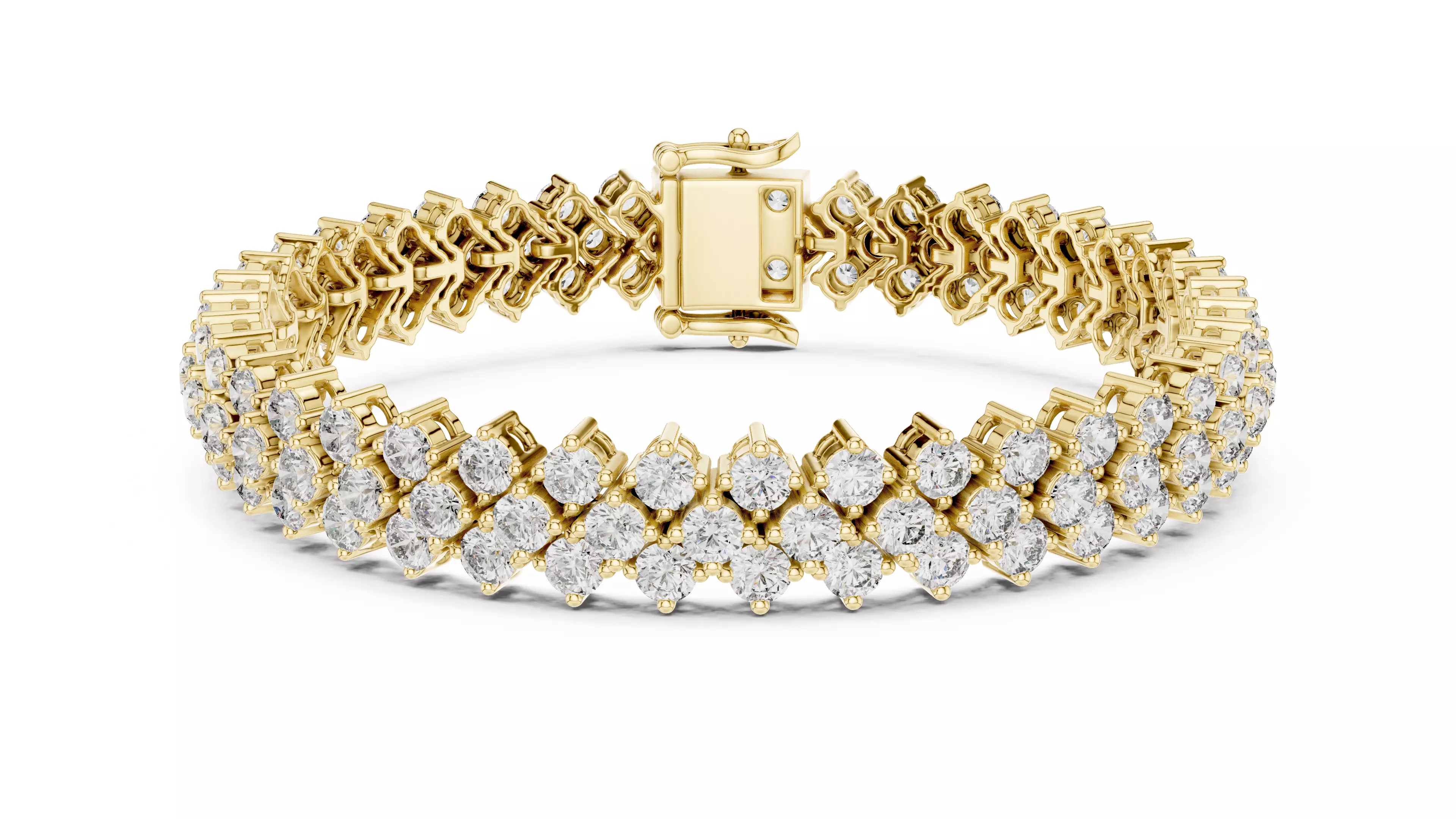 Tennis Bracelet 3dm stl renders Animation video details  3D print model_11