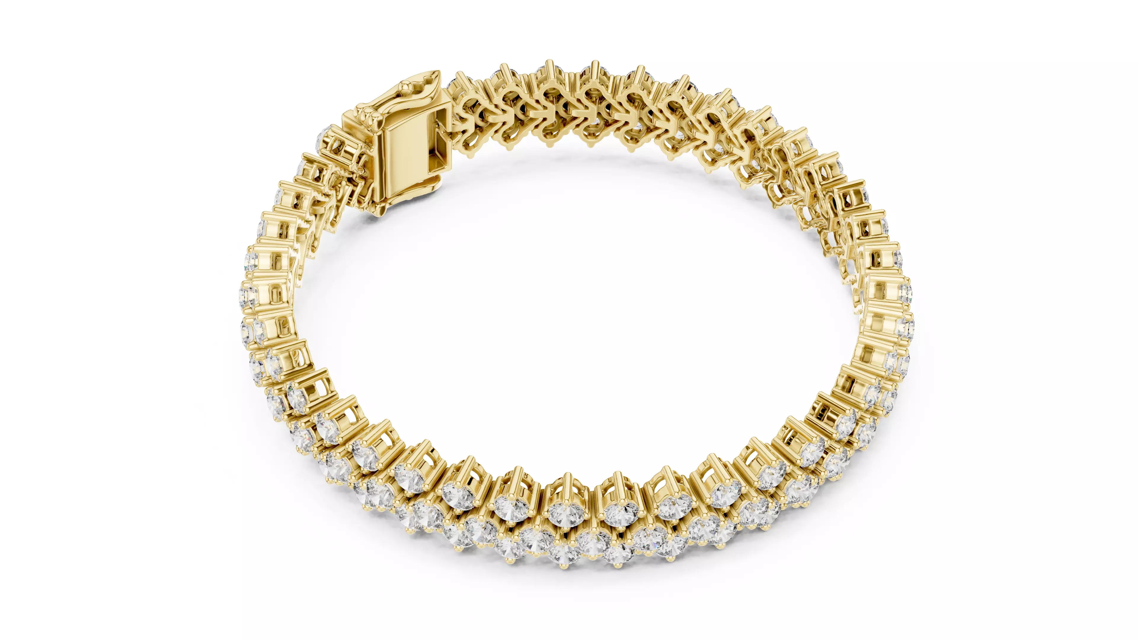 Tennis Bracelet 3dm stl renders Animation video details  3D print model_9