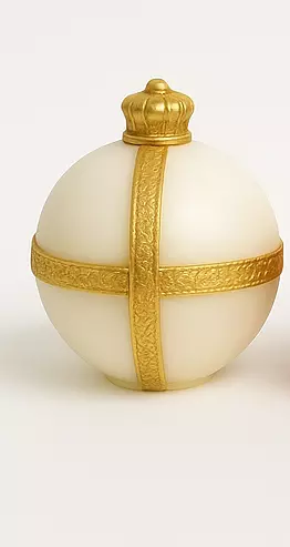 Royal Crown Ornament Elegant Spherical Decorative Model 3D print model_5