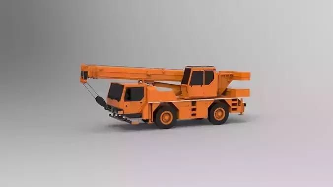 LIEBHERR Mobile Crane 3D model