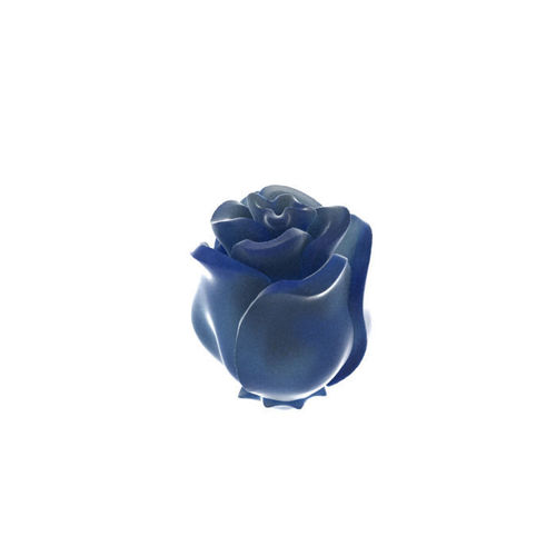 Half-folded rose flower 3D print model