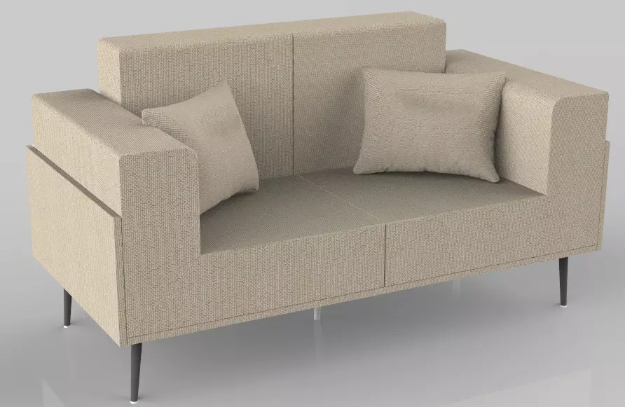 sofa combo lshape sofa corner sofa etc Low-poly 3D model_6