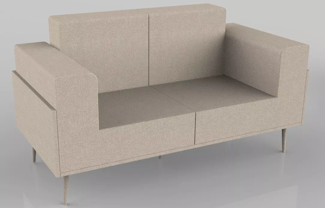 sofa combo lshape sofa corner sofa etc Low-poly 3D model_8