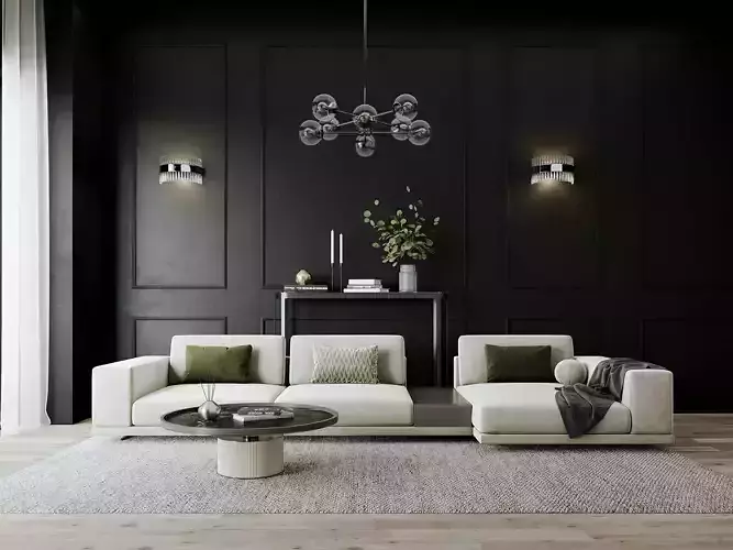 interior living room scene 61