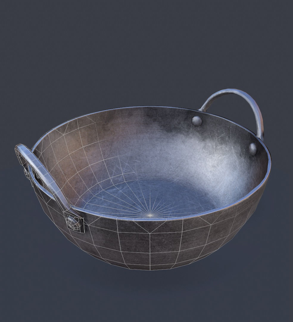 Steel Vessel Low-poly 3D model_1