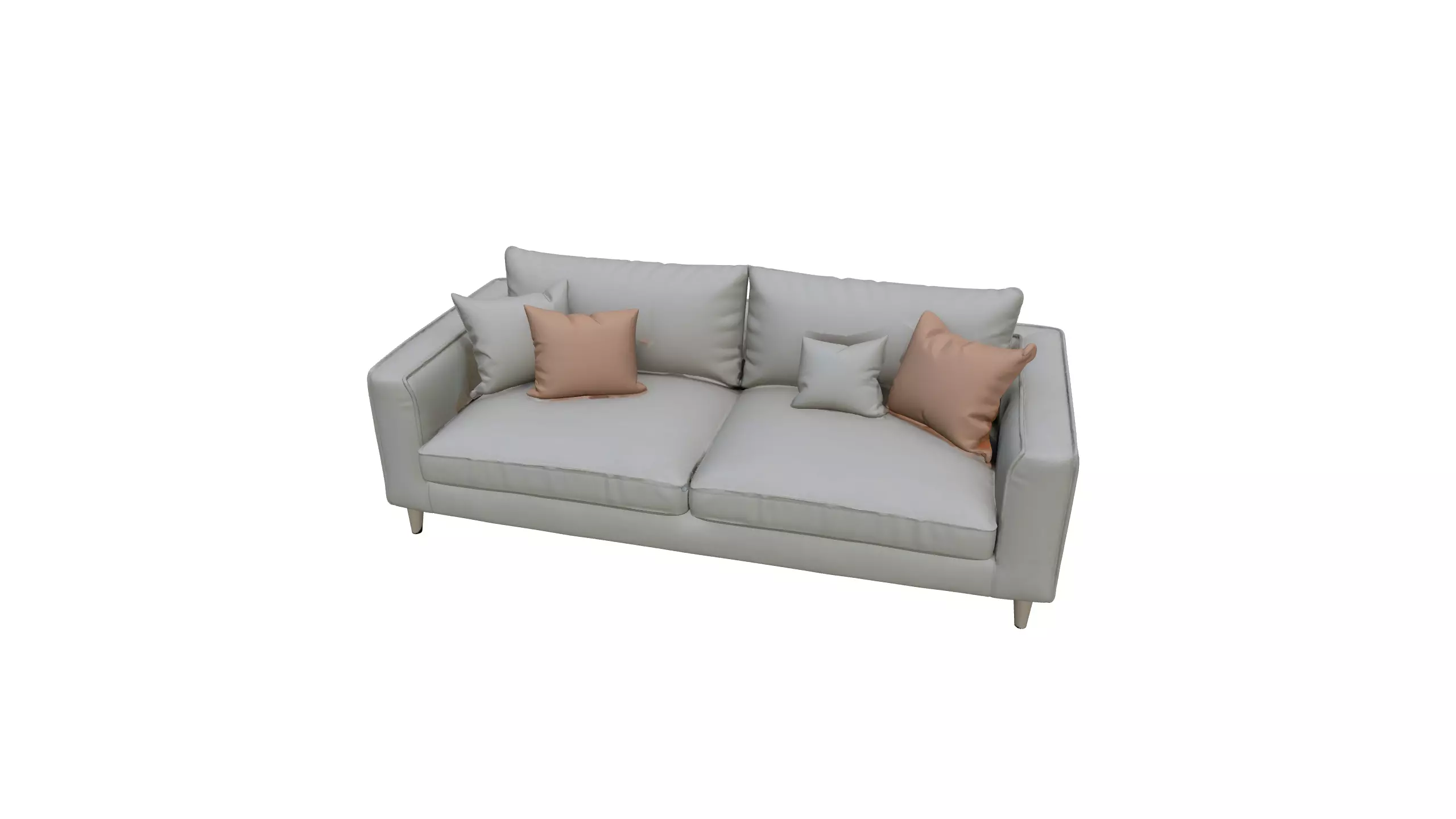 SIMPLE SOFA 3D model_0