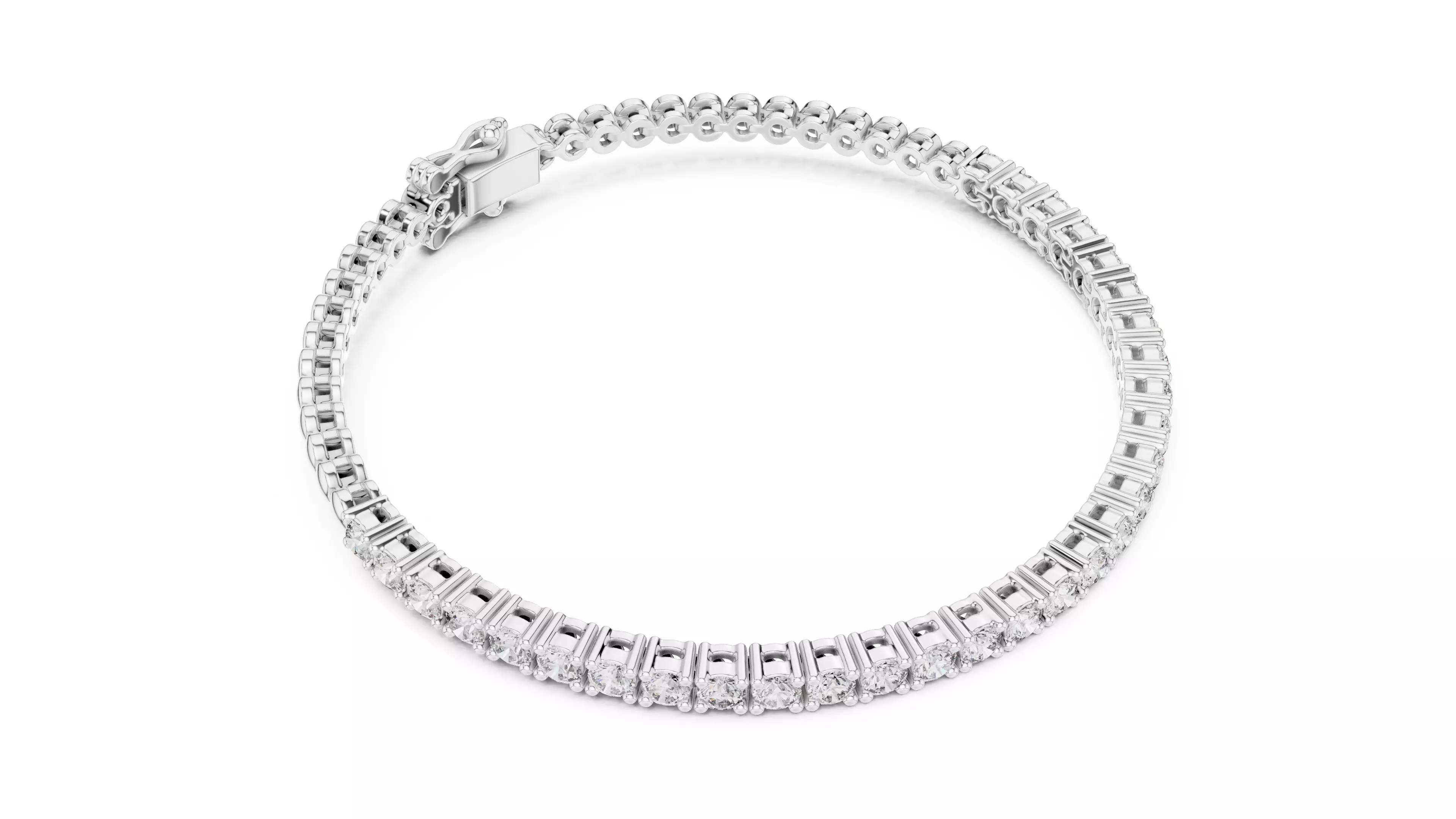 Tennis Bracelet 3dm stl renders Animation video details  3D print model_5