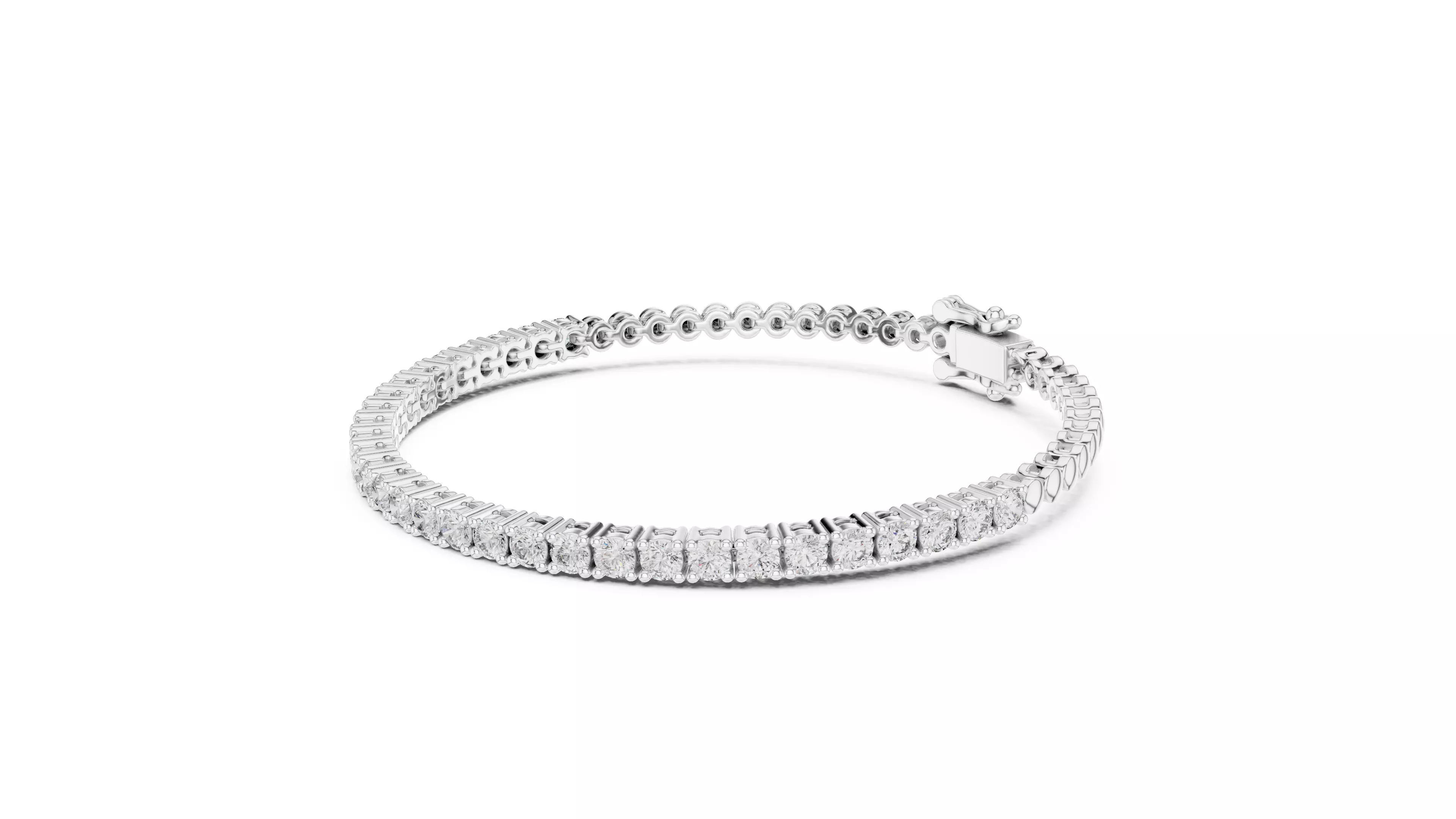 Tennis Bracelet 3dm stl renders Animation video details  3D print model_4