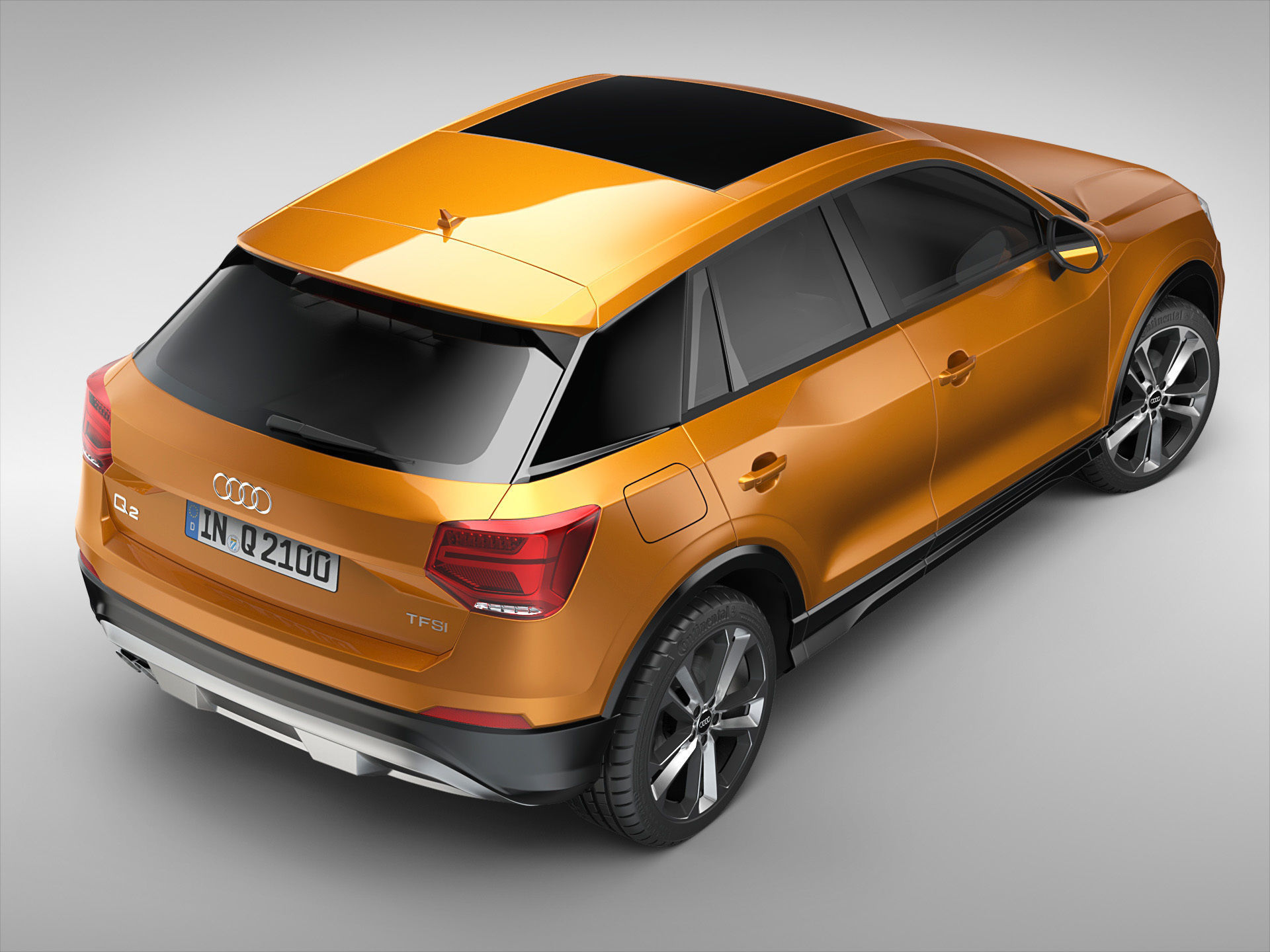 Audi Q2 2017 3D model_2