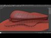 American Football Stadium Exterior Interior Props 3D model_1