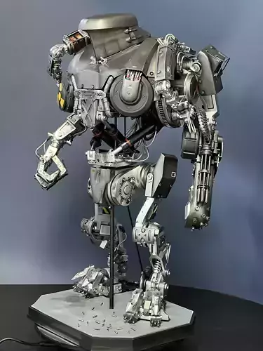 New Version  RoboCop 2 Cain   Action Figure 3D Printable Model 3D print model