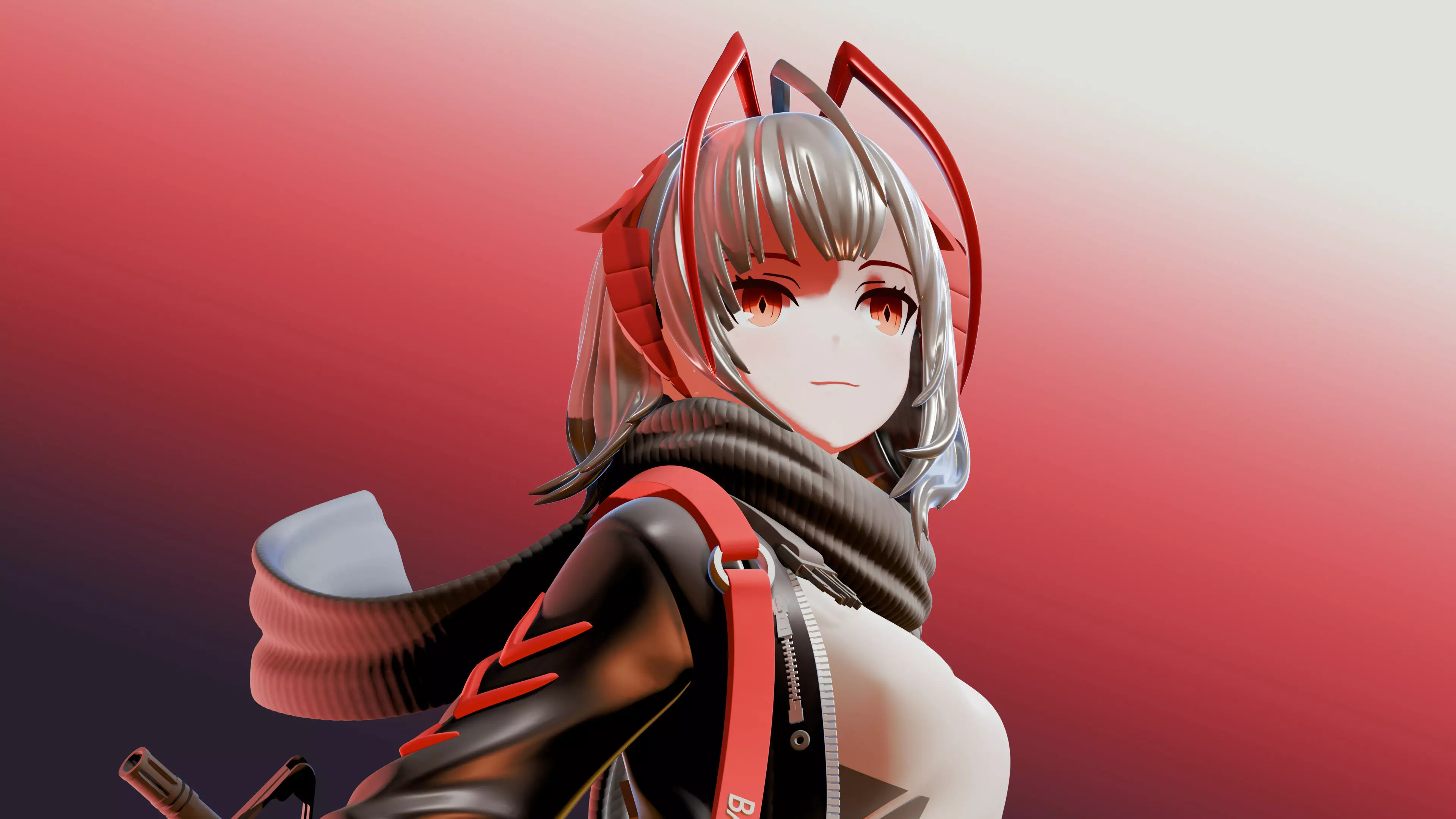 W - Arknights 3D print model_20