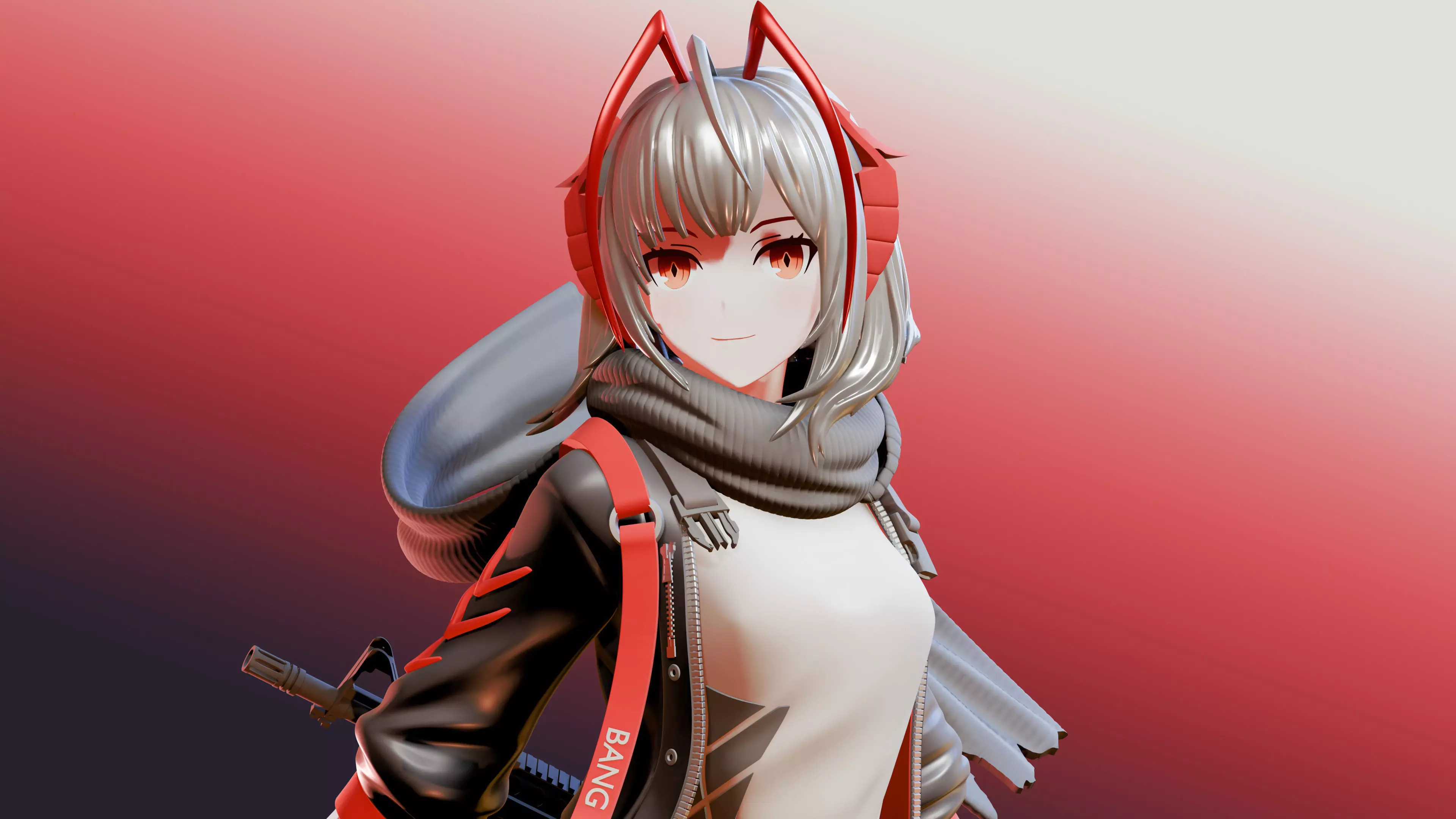 W - Arknights 3D print model_19