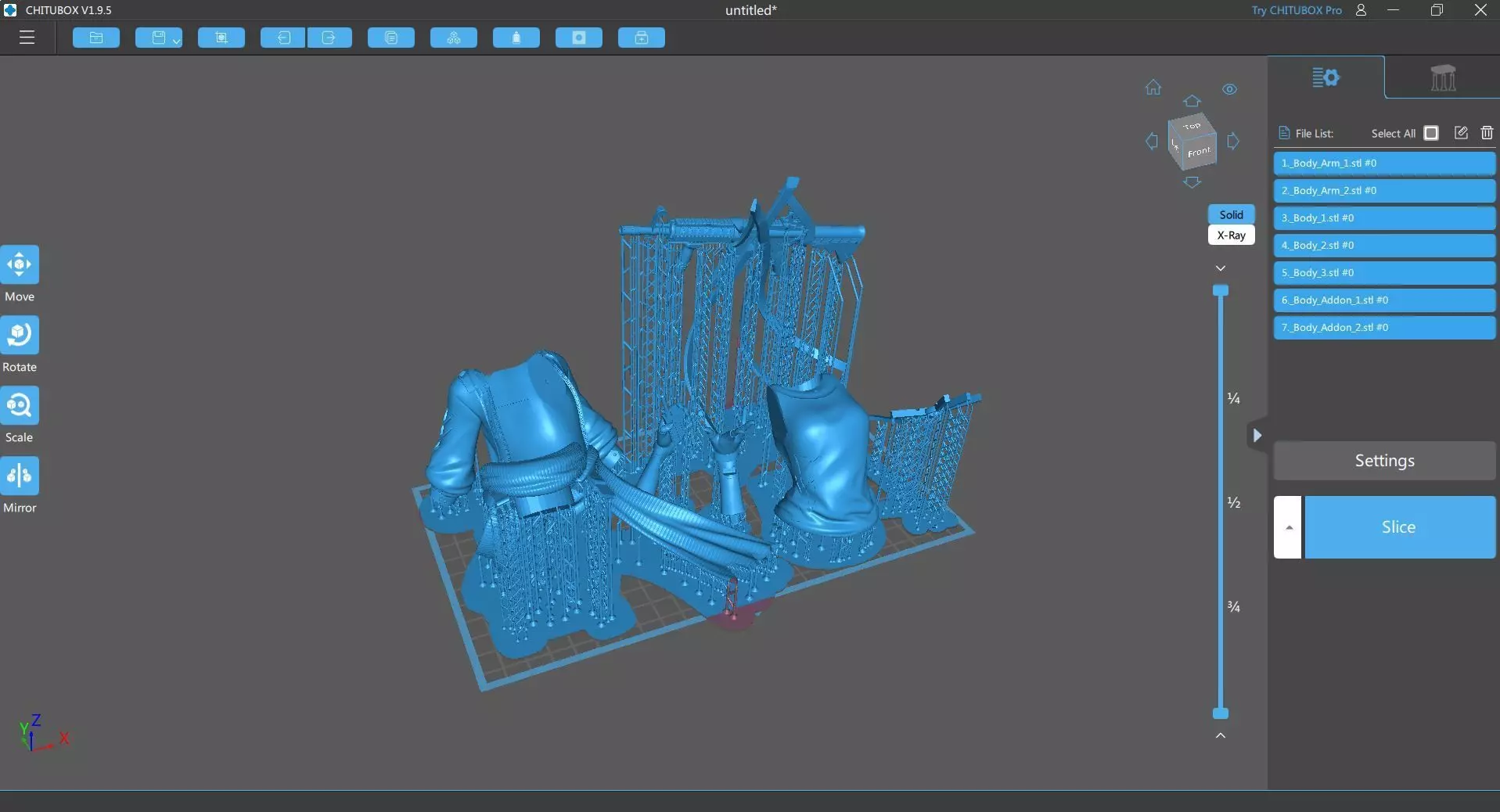 W - Arknights 3D print model_13