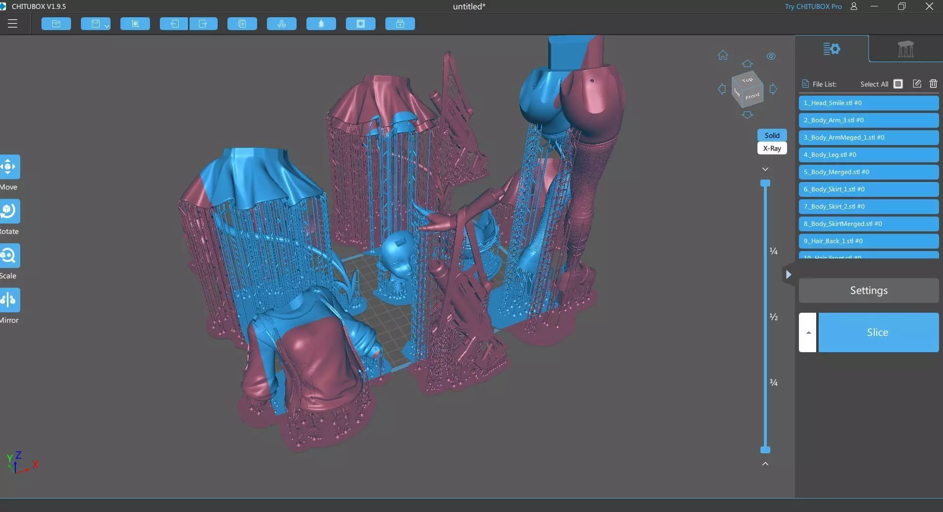 W - Arknights 3D print model_14