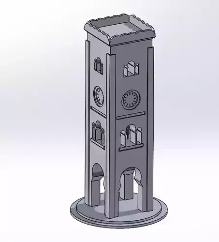Clock Tower of Hama City