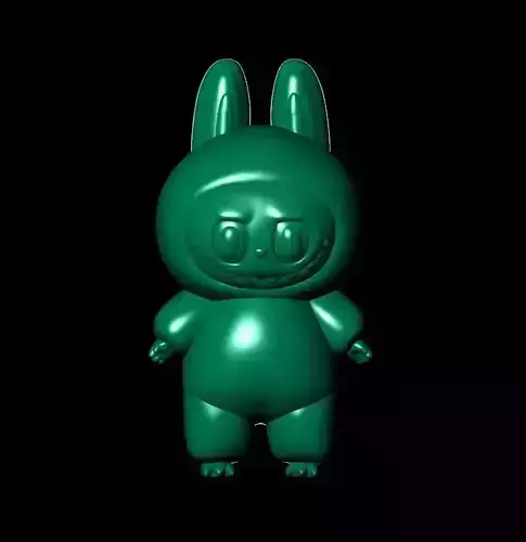 Fantasy Labubu Figurine 3D Model for Printing and Rendering 3D print model