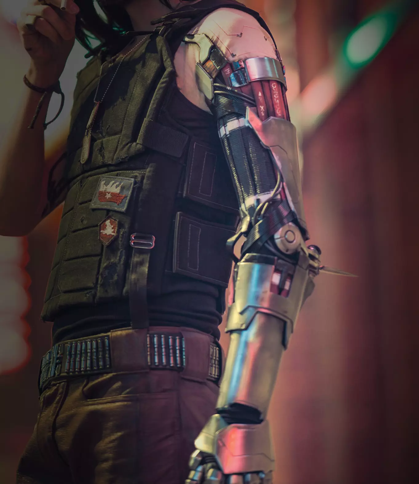 The arm is artificial and stronger 3D print model_0