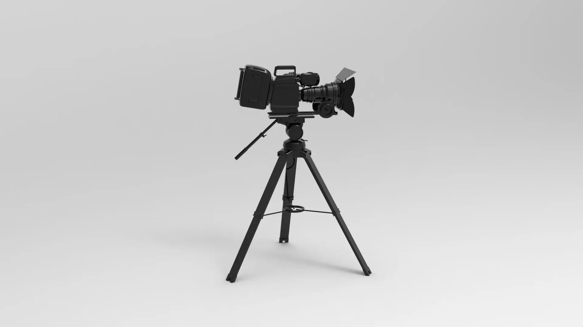 Sony F35 digital cinematography camera 3D model