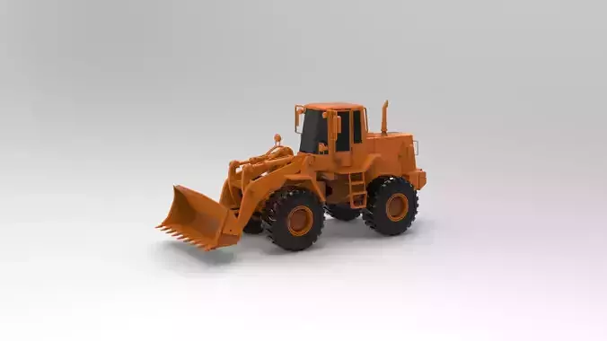 Tractor 3D print model