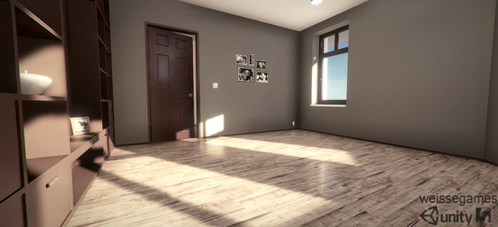 Cottage house for sims Low-poly 3D model_13