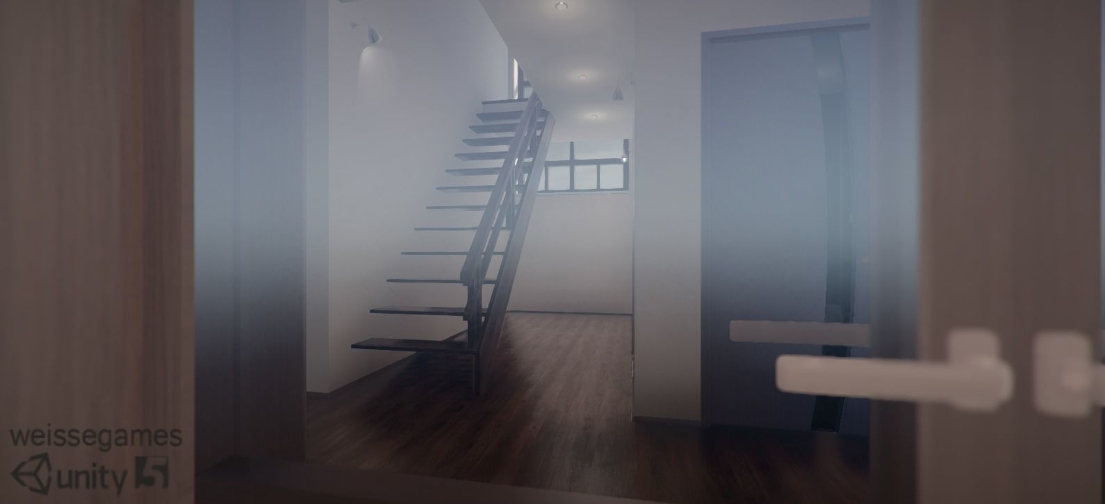 Cottage house for sims Low-poly 3D model_5