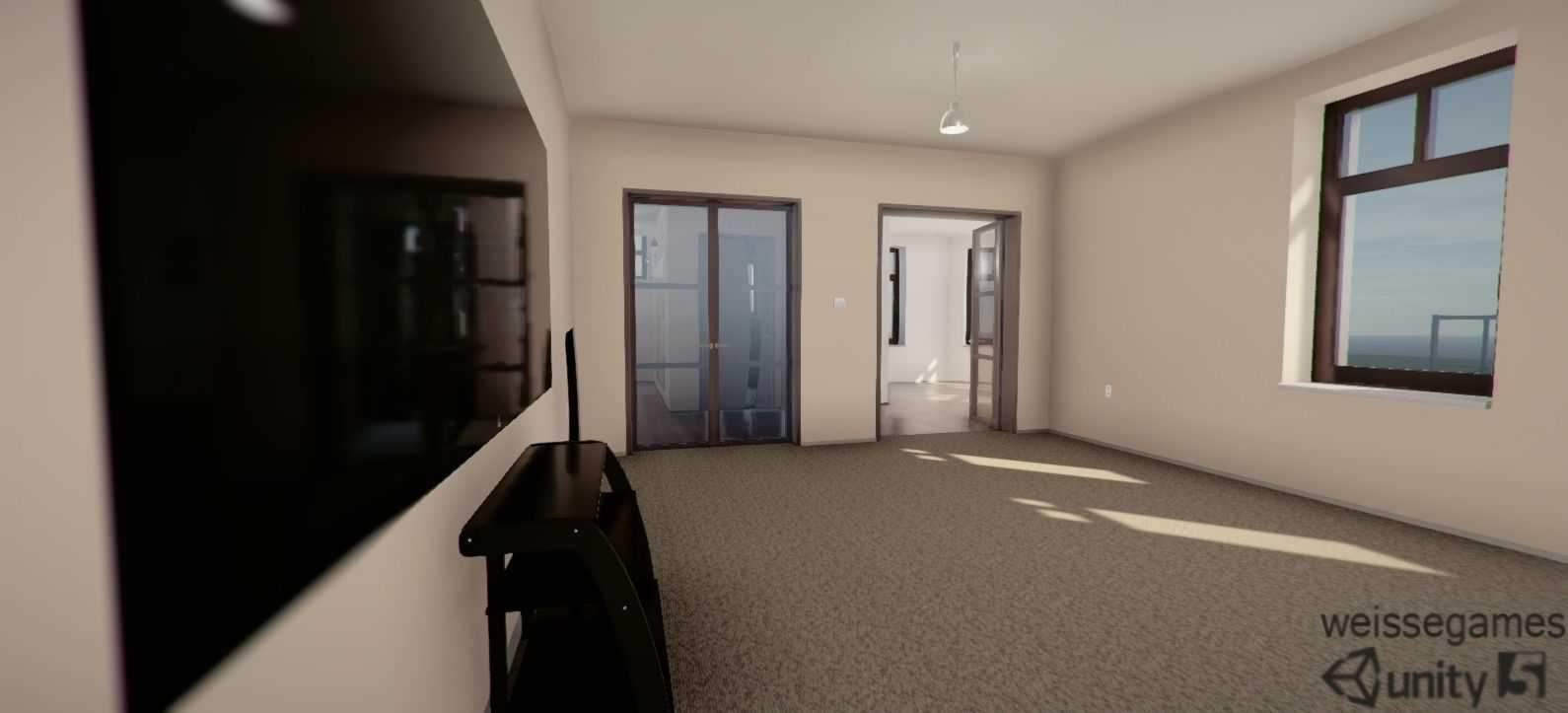 Cottage house for sims Low-poly 3D model_12