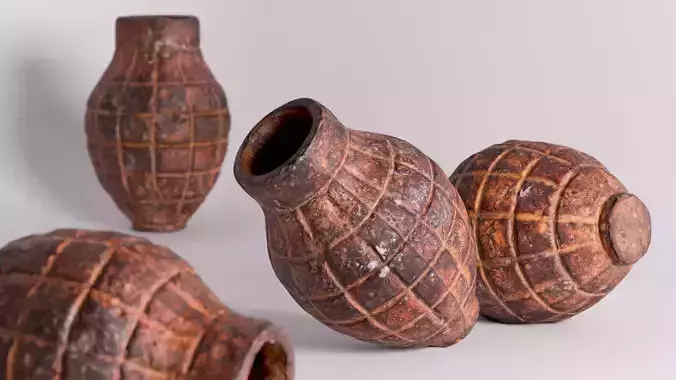 French WWI Foug M1916 Rusty Grenade